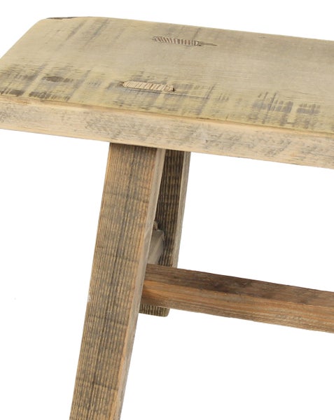 FRANK FLECHTWAREN | Holzbänkchen Used-Look, HOLZ, 78 x 15 x 28 cm