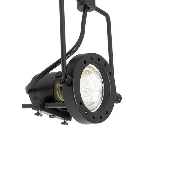 Verstellbarer LED Strahler in moderner Optik mit Metallgehäuse zur gezielten Beleuchtung von Wohnräumen.