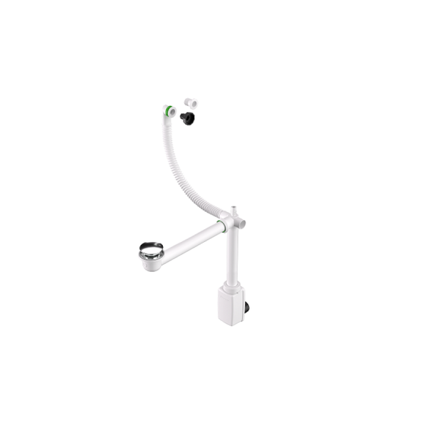 Click Clack Ablaufgarnitur mit Raumsparsiphon | Valentina