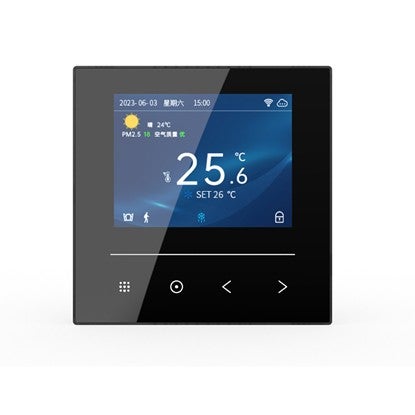 Digitaler WLAN Thermostat mit Touchscreen Anzeige zur intelligenten Raumtemperaturregelung