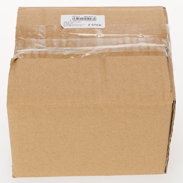 Verpackter Artikel in einem Karton