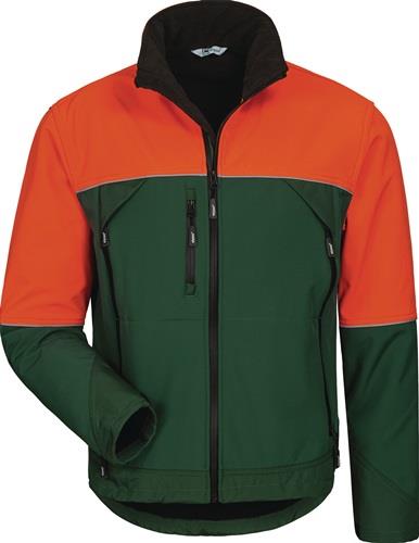 Forstjacke mit durchgehendem Reißverschluss