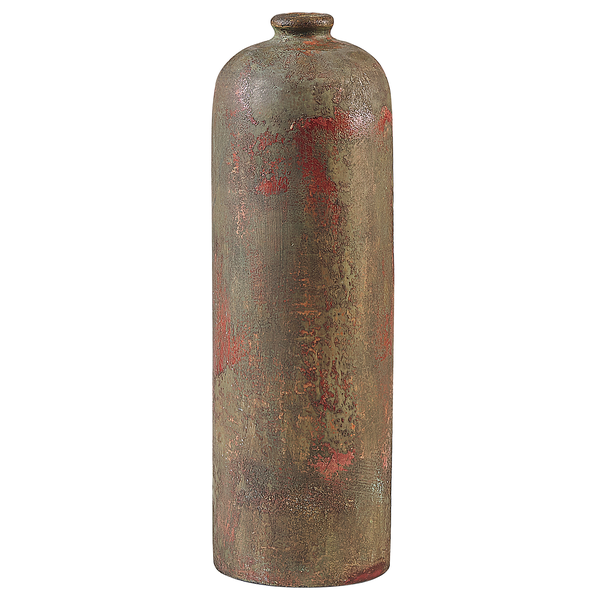 Dekorative Vase mit rustikaler Oberfläche