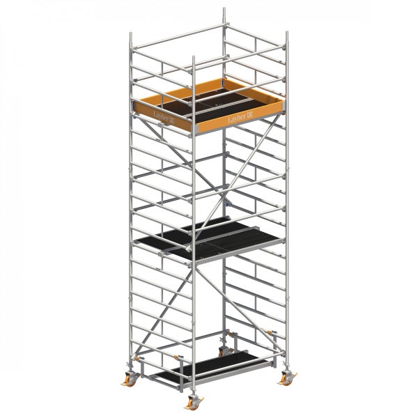 Layher Fahrgerüst mit mehreren Plattformen