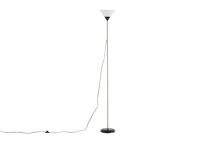 Batang Beleuchtung Stehlampe 25,4x25,4x178cm Kunststoff beige, schwarz, weiß. 26 X 26 X 178 cm