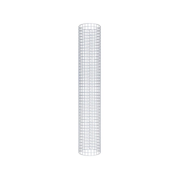 Gabionensäule Durchmesser 37 cm MW 5 x 5 cm rund - Höhe: 220 cm