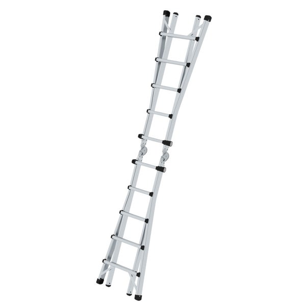 MUNK Gelenk-Teleskopleiter 4x5 Sprossen