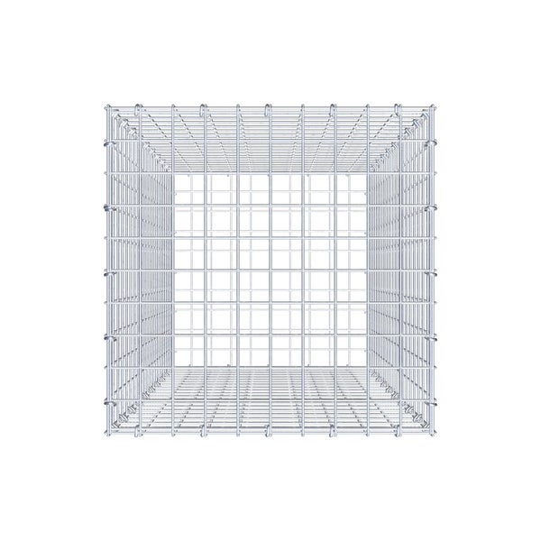 Gabione 100 cm x 50 cm x 50 cm (L x H x T), Maschenweite 5 cm x 5 cm, C-Ring