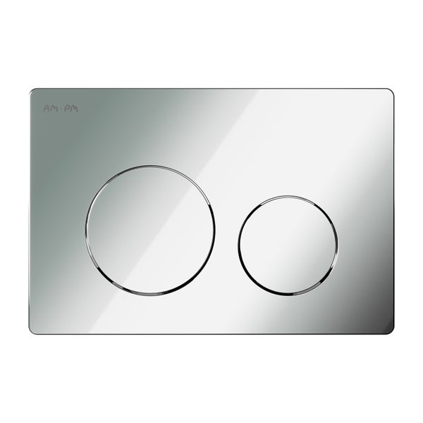 AM PM Betätigungsplatte für WC Spülkasten mit zwei Tasten