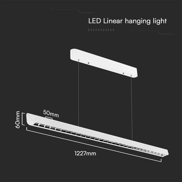 V-TAC VT-7-36-W - Linearleuchten - 3 IN 1 Linearleuchte - Samsung - IP20 - Weiß - 36 Watt - 2880