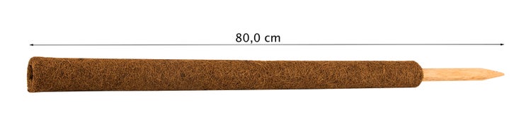 Pflanzstab Kokos 80 cm Rankstab Rankhilfe Blumenstab Kokosstab zur Dekoration aus natürlicher Kokosfaser verlängerbar