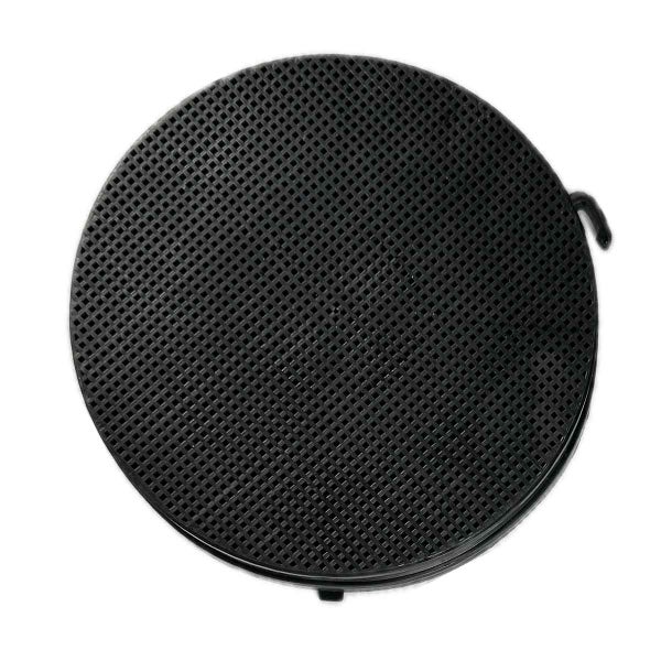 Runder Pflanzkorb aus Kunststoff mit Gitterstruktur