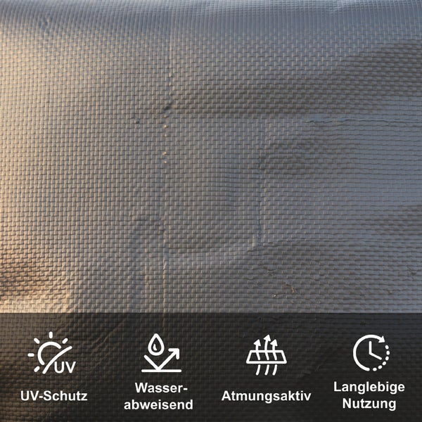 Strukturierte Gewebeplane mit UV Schutz wasserabweisenden und atmungsaktiven Eigenschaften für langlebige Nutzung