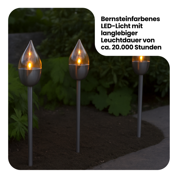 LED-Lichtschlauch mit Solarbetrieb und Bewegungssensor