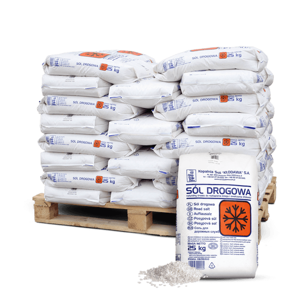 Kopalnia Soli Klodawa Streusalz 25kg x 45 Sack 1125kg Palette
