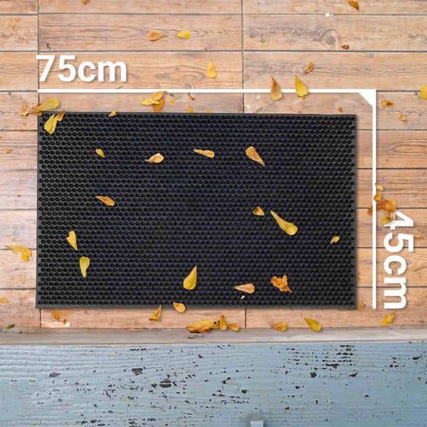 Schmutzfangmatte, circa 75 x 45 cm, mit Herbstlaub