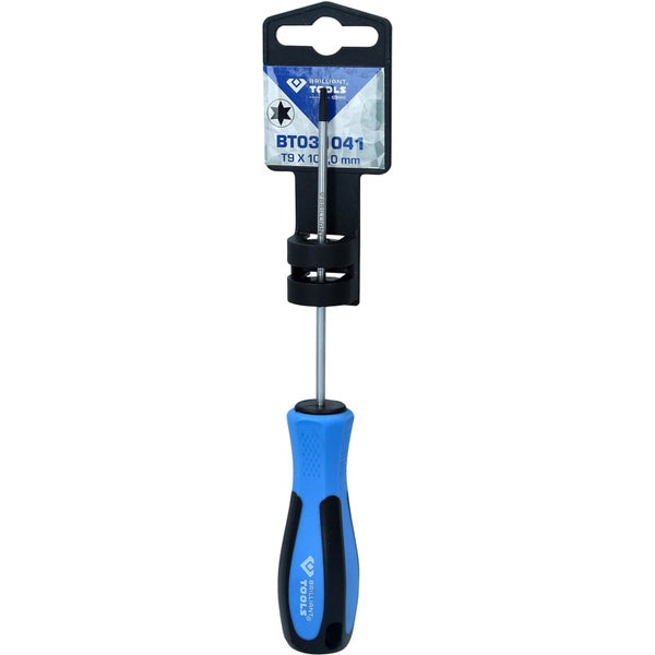 BRILLIANT TOOLS Schraubendreher TORX T9 x 100 mm - BT031041
