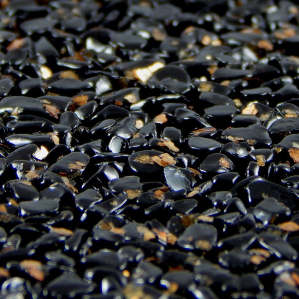 Terralith Marmor - Steinteppich nero gold für 1 qm - außen -