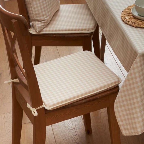 FRANK FLECHTWAREN | Sitzkissen Maison naturelle, flach, BAUMWOLLE, POLYESTER, 39 x 39 x 3 cm