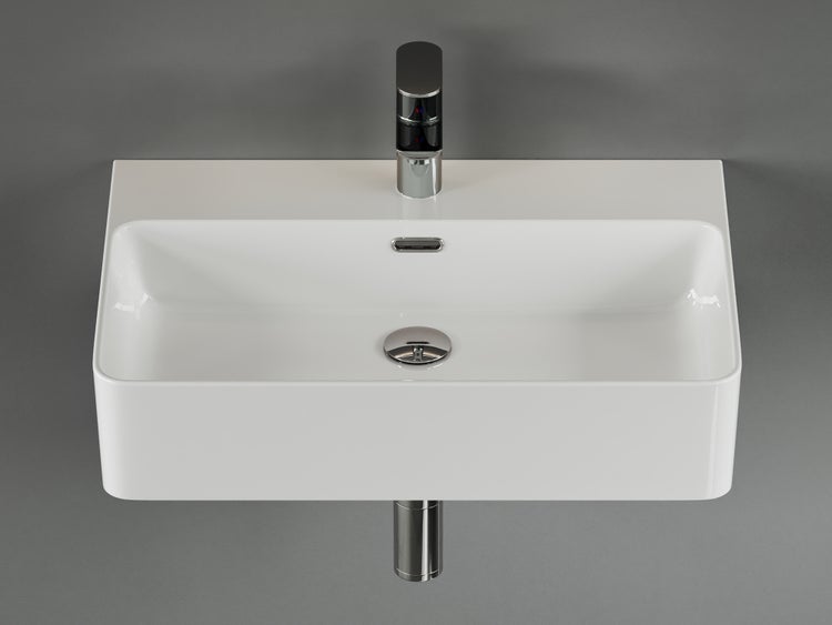 Waschbecken Aufsatzwaschtisch 61cm – Pure Essence – 31.30.61.1 – Keramik – Weiß Glänzend – Aqua Bagno