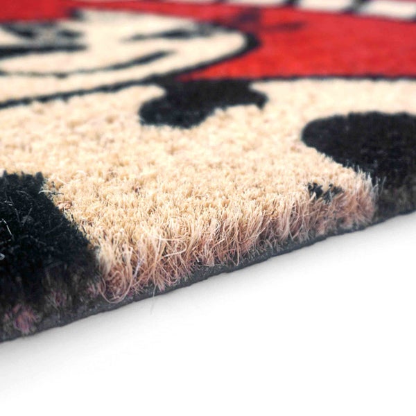 Fußmatte aus Kokosfaser mit Motiv