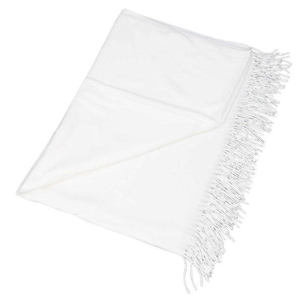 FRANK FLECHTWAREN | Kuscheldecke Brilliant White, POLYESTER, 140 x 180 cm