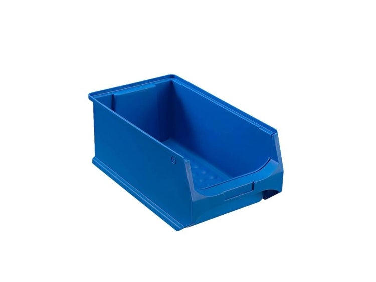 PROREGAL Blaue Sichtlagerbox 4.0 HxBxT 15 x 20 x 35 cm 72 Liter Sichtlagerbehälter