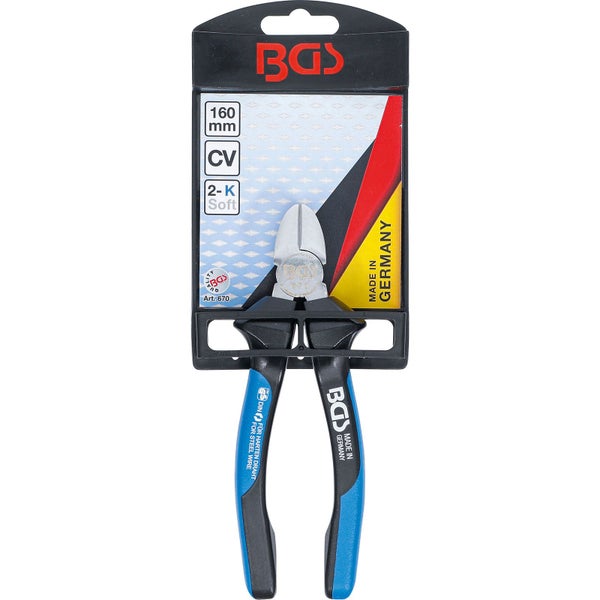 BGS Seitenschneider, 160 Millimeter, in Verpackung