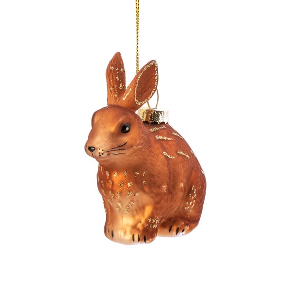 Dekorativer Hase als Christbaumschmuck
