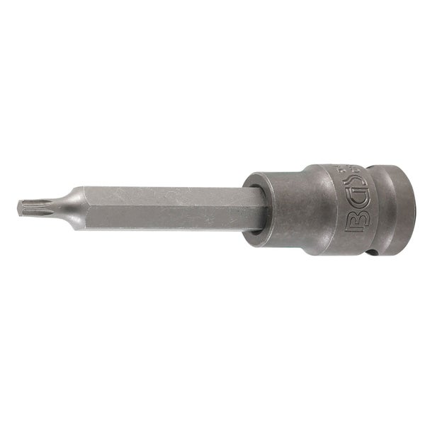 BGS Kraft-Bit-Einsatz Länge 100 mm Antrieb Innenvierkant 12,5 mm (1/2) T-Profil (für Torx) T25 - 5470