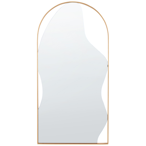 Wandspiegel COLOMBIER 41 cm 81 cm Metall Gold