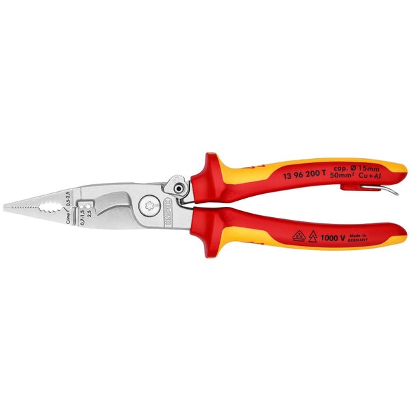 Knipex Abisolierzange mit Mehrkomponentengriffen