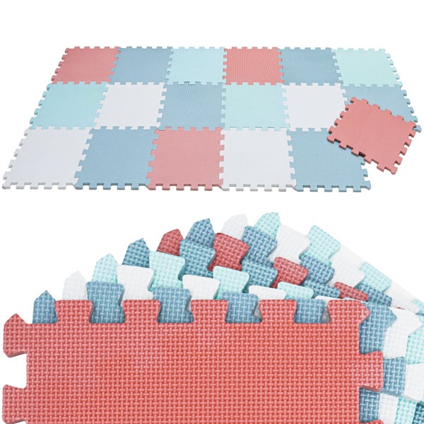 Ineinandergreifende Puzzlematte aus Schaumstoff, weiche Spielmatte für Kinder mit strukturierter Oberfläche.