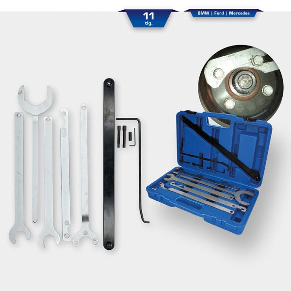 BRILLIANT TOOLS Lüfter-Naben-Schlüssel-Satz 11tlg. - BT521250