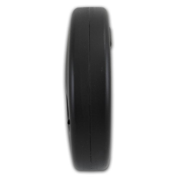 UvV GIALLI Lager Kettenpfosten Set + 6mm Kunststoffkette gelb/schwarz / 4 Pfosten + 7.5 m Kette / Befüllbar (rund)