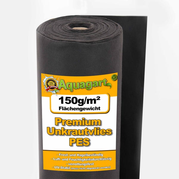 112,5m² Gartenvlies Unkrautvlies Vlies 150g 1,5m breit PES