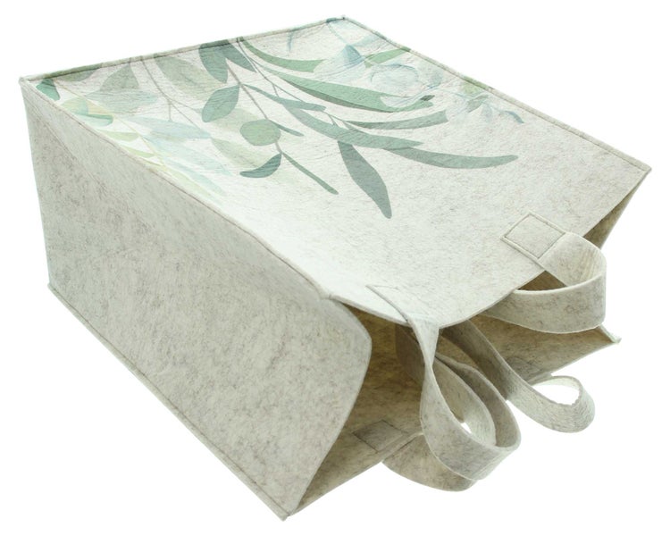 FRANK FLECHTWAREN | Tasche Oversize, FILZ AUS PET, FILZ, 40 x 24 x 45 cm