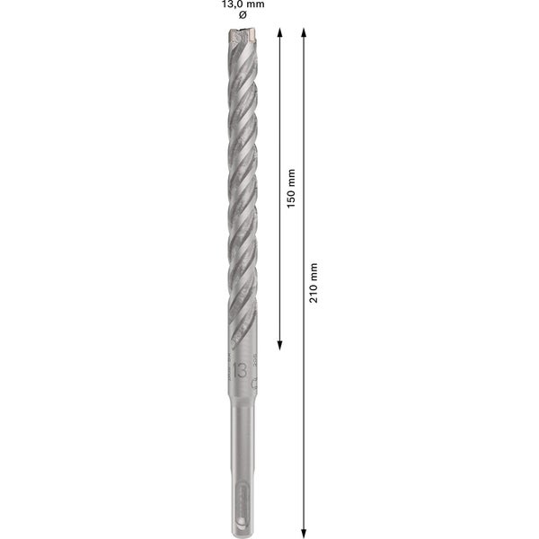 Bosch PRO SDS plus-5X Hammerbohrer 13 x 150 x 210 mm - 2608833814