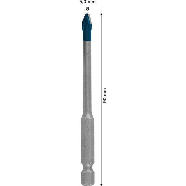 Bosch Expert HEX-9 HardCeramic Bohrer 5 x 90 mm - 2608900589