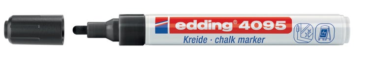 edding 4095 Kreidemarker Window Marker 2-3mm schwarz