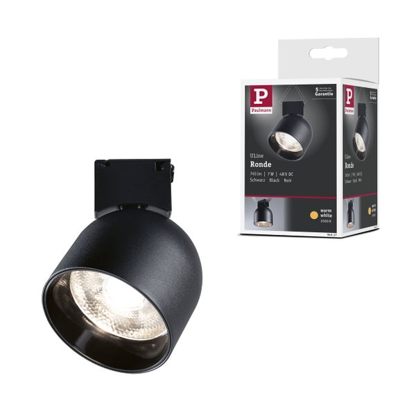 ULine LED Spot Ronde 405lm 7W 85mm 3000K Schwarz