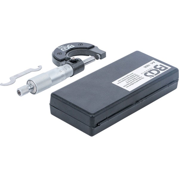 BGS technic Bügelmessschraube mit Einstellschlüssel und Aufbewahrungskoffer