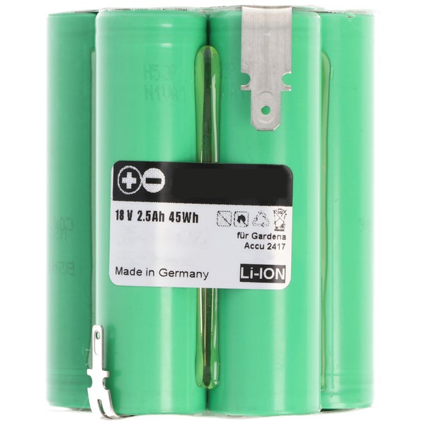 Akku passend für Gardena Turbotrimmer AccuCut 2417 mit 18V Li-Ion 1600mAh