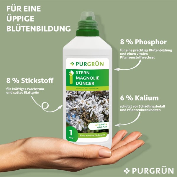 Purgrün Sternmagnolie-Dünger 1 Liter