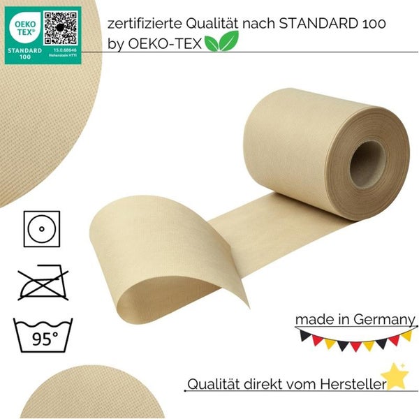 Sensalux Kombi-Set 1 Tischdeckenrolle 1m x 25m blau + Tischläufer 15cm beige