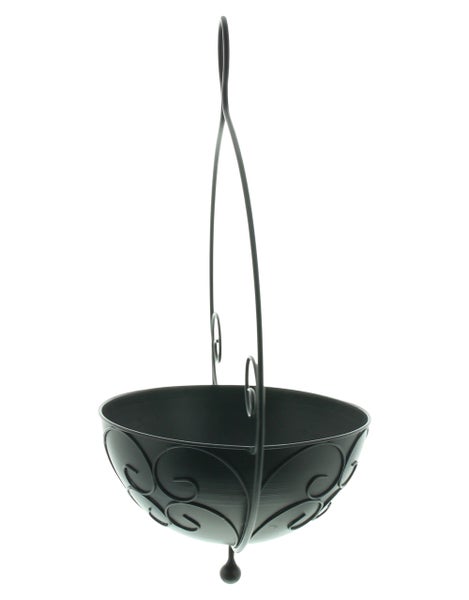 FRANK FLECHTWAREN|Pflanzampel Ranken, 27 x 20 x 42 cm, METALL