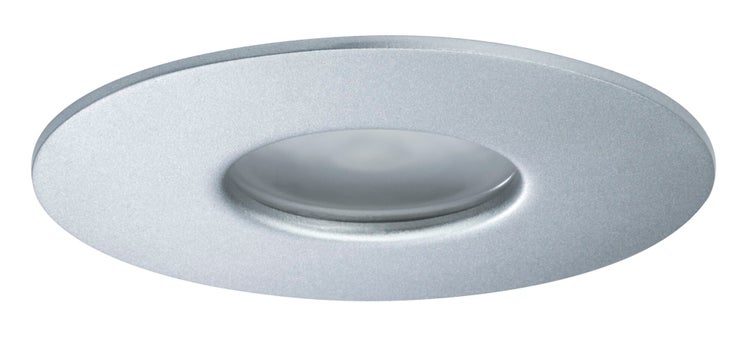 House Außeneinbauleuchte IP44 rund 95mm 3000K 4,4W 410lm 230V Silber Metall, Acryl