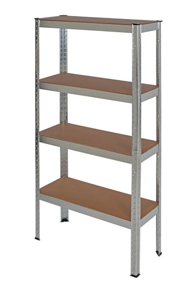 Regal mit vier Ablageflächen für Lager und Keller