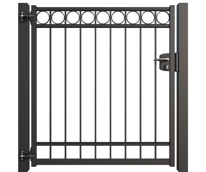 Metall Gartentor mit Schloss