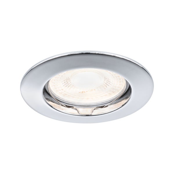 Premium Einbauleuchte IP44 rund 79mm GU5,3 max. 50W 230/12V dimmbar Chrom
